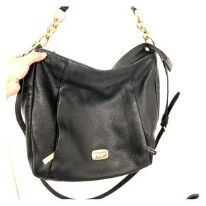 Michael Kors Black Leather Handbag